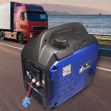 12v货车驻车发电机驻车空调汽油手提便携自动启停低噪蓝牙远程