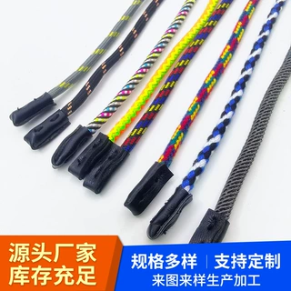 彩色跳点包芯帽绳涤纶手工编织绳包头服装绳卫衣抽拉绳厂家定制
