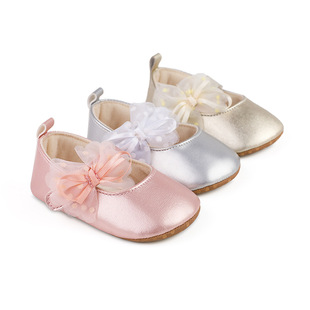 Aimele 0-1 new non-slip baby princess shoes rubber sole baby shoes breathable toddler shoes 2176