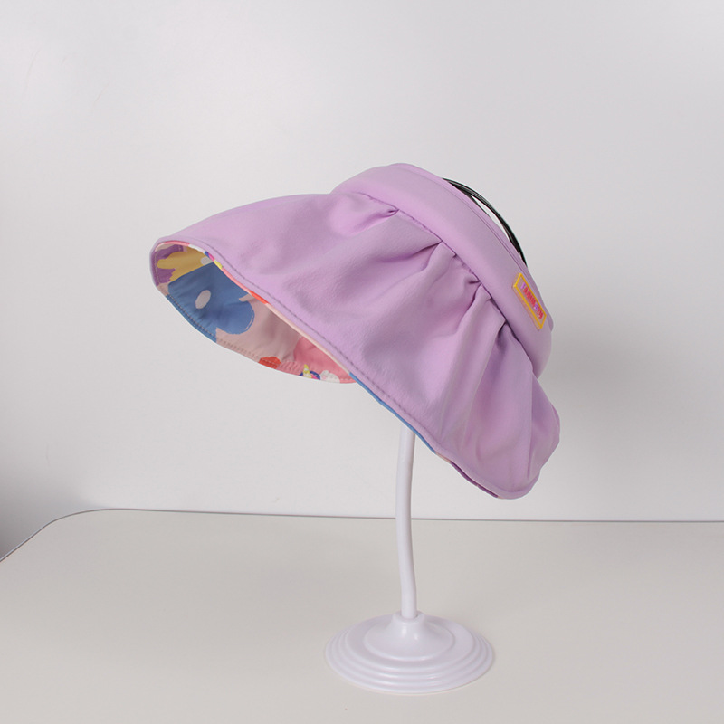 Fashion Sun-proof Children's Cartoon Pattern Uv-proof Big Brim Floppy Hat display picture 4