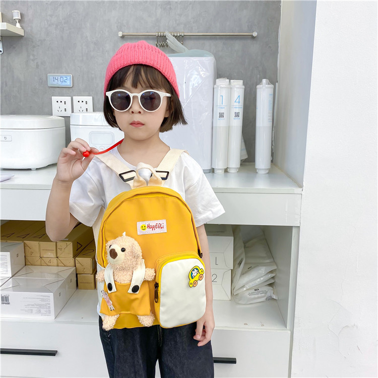 Wholesale Cartoon Clashing Color Bear Doll Backpack Nihaojewelry display picture 11