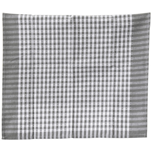 Cotton waffle gray tea towel napkin European and American hotel western restaurant napkin cloth home fabric kitchen towel