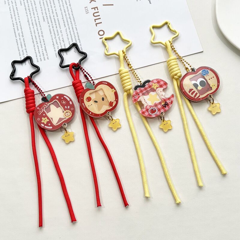 High-Value Acrylic Slide Photo Frame Keychain Can Hold 1.0inch Idol Photo Storage Card Holders Manufacturer Wholesale