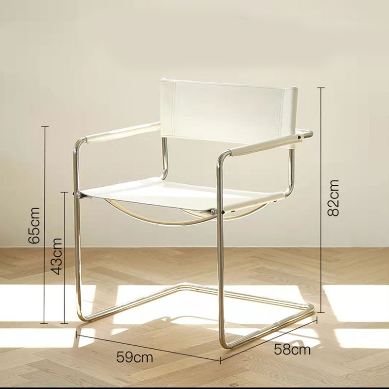Silla de ocio de cuero de silla de montar de estilo medieval, silla de respaldo reclinable, sofá individual, balcón, silla de recepción de alojamiento residencial del hotel