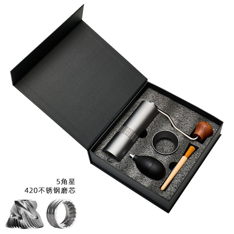 Amazona amazona máquina de molienda manual de café de metal molienda manual de granos molinillo de café molinillo manual en polvo