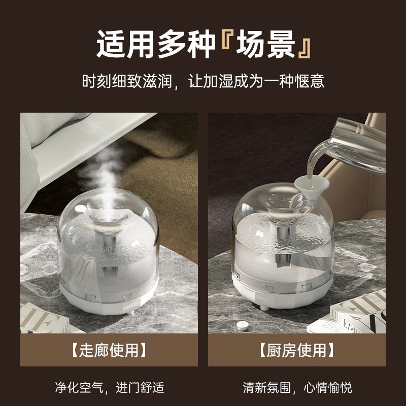 加湿器家用孕妇婴儿静音大雾量雾化器小型空气净化器卧室空调房办|undefined