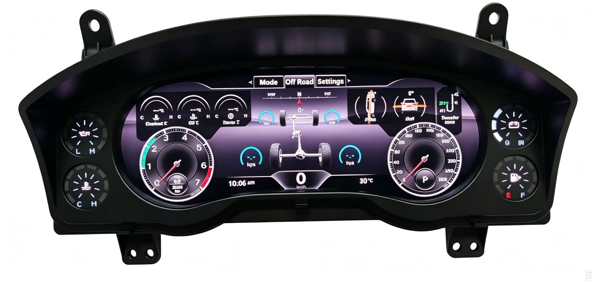 Suitable for Land Cruiser Lc200 Full Lcd Instrument Panel 12.3inch Non-Destructive Direct Plug-In Virtual Cockpit Instrument Assembly