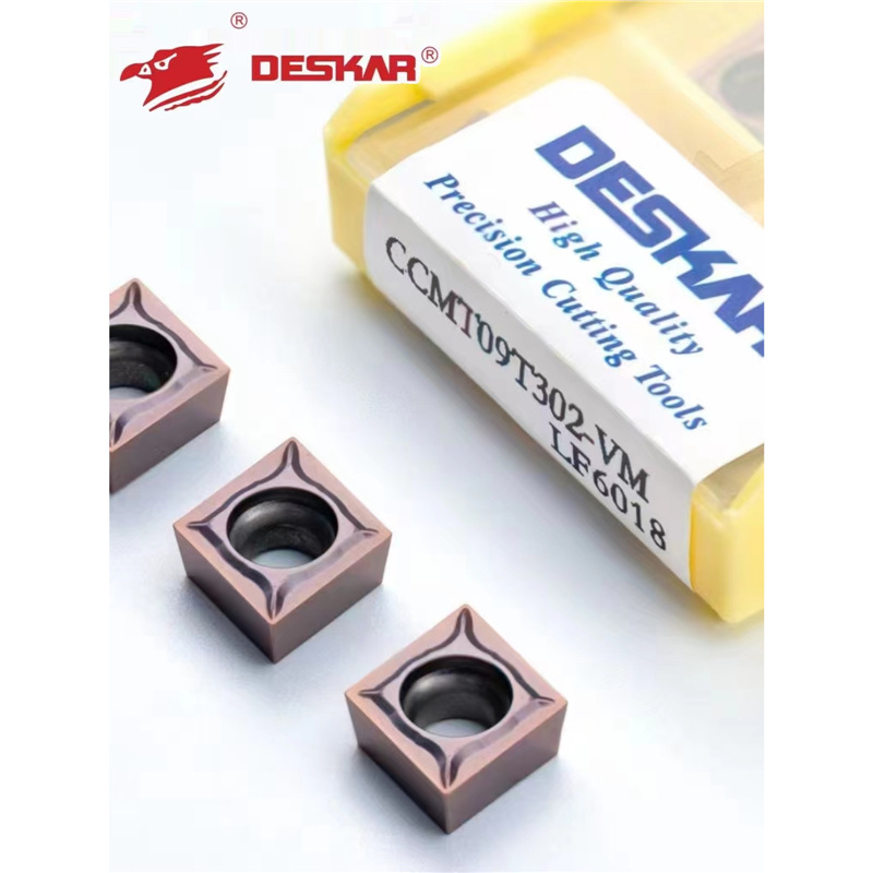 戴斯卡菱形数控刀片CCMT060202-GMCCMT09T302-VM LF6018镗孔刀粒