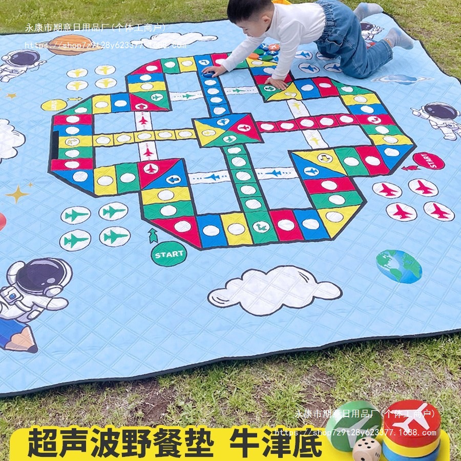 피크닉 매트 두꺼운 야외 바닥 매트 휴대용 캠핑 피크닉 매트 봄 나들이 쿠션 접이식 기계 세탁 가능 대량 도매