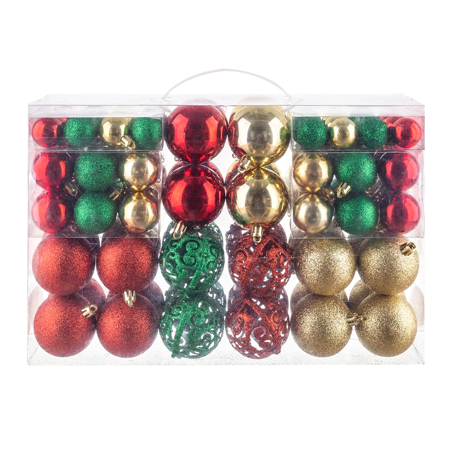 red green gold christmas ball