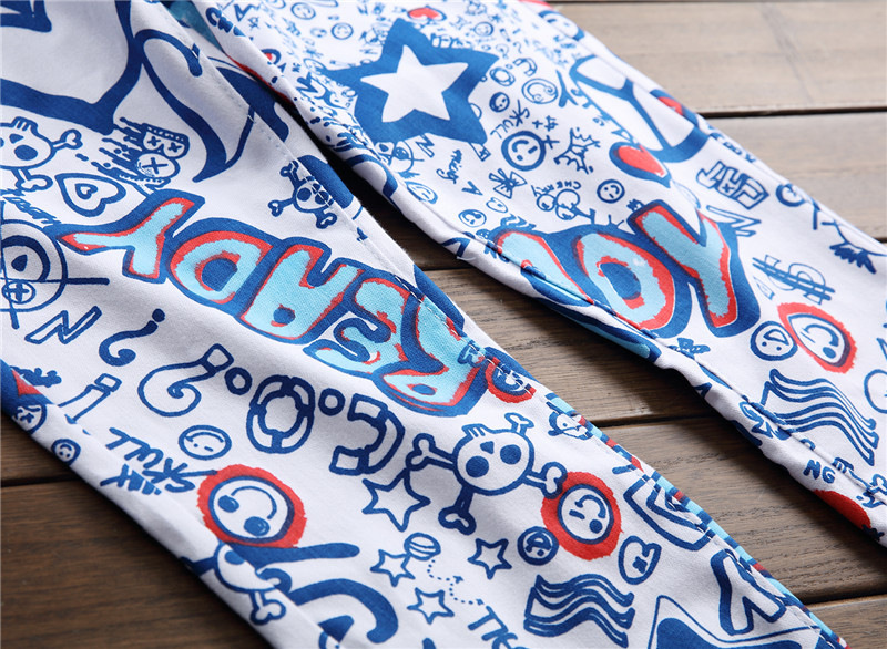 2018 Herfst/Winter Nieuwe 3D Elastische Digitale Gedrukt Jeans voor heren Nachtclub Stylist heren Panty_voghion.com