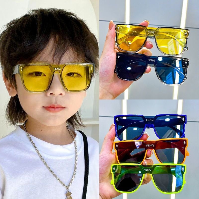 Gafas de Sol Infantiles de PC con Protección UV400 para Protección Solar y Viajes