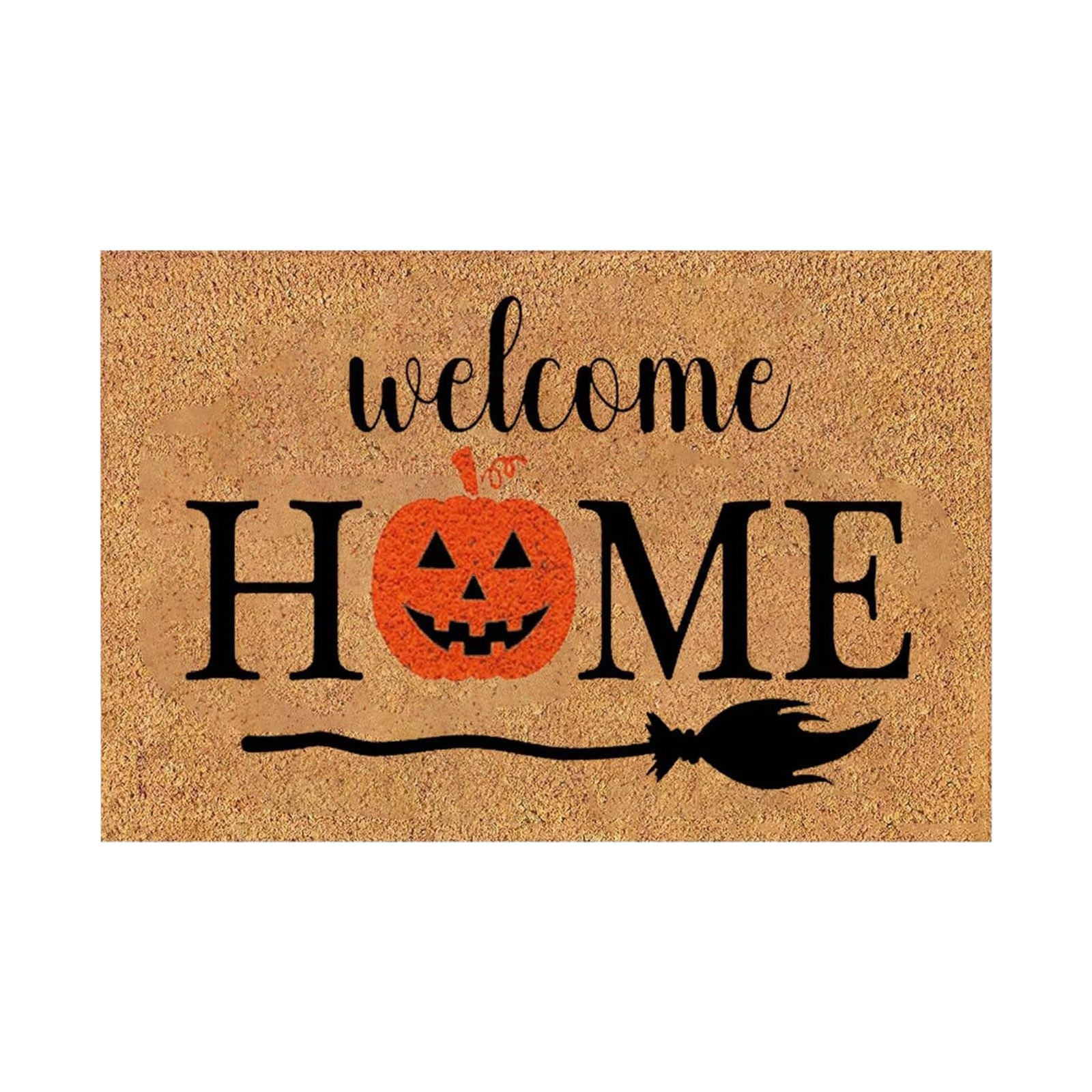 Tapis antidérapant d'entrée de maison transfrontalier d'Halloween Tapis décoratif d'ambiance de vacances de style cocotier en stock en gros_voghion.com