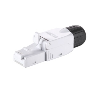 Cat6a Crystal Head Non-shielded Super Six Crystal Head Free Crystal Head Intelligent Security Network Quick Connection