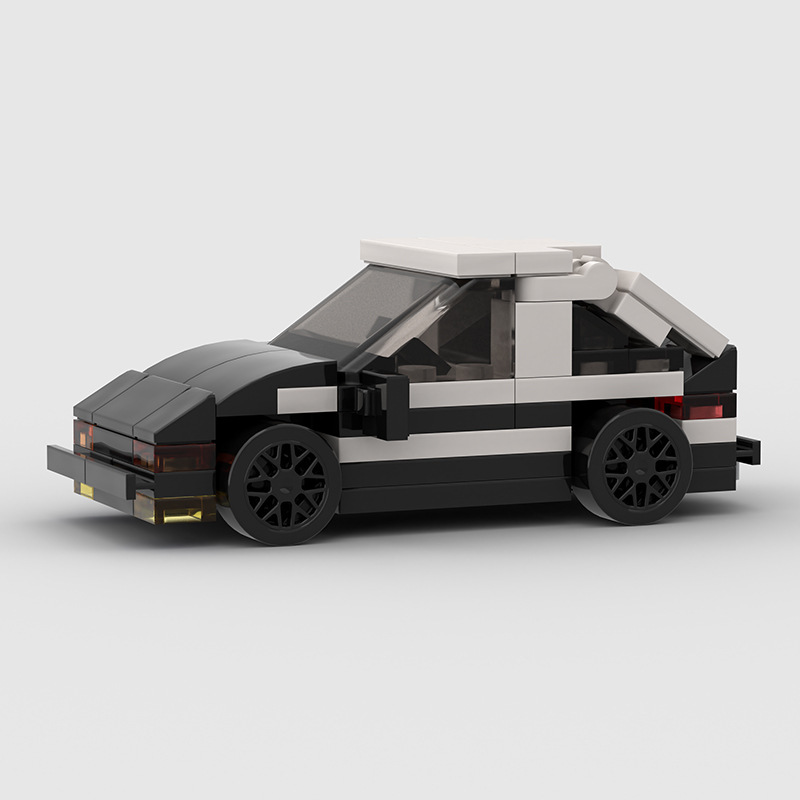 Compatible with Lego MOC Blocks Mini AE86 City Race Off-Road Roadster Model Boy Toy Gift DIY