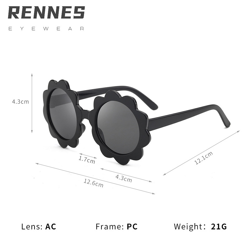 Gafas de sol para niños flor niños y niñas bebé lindo gafas de sol Moda niños de moda a prueba de rayos UV gafas a prueba de sol