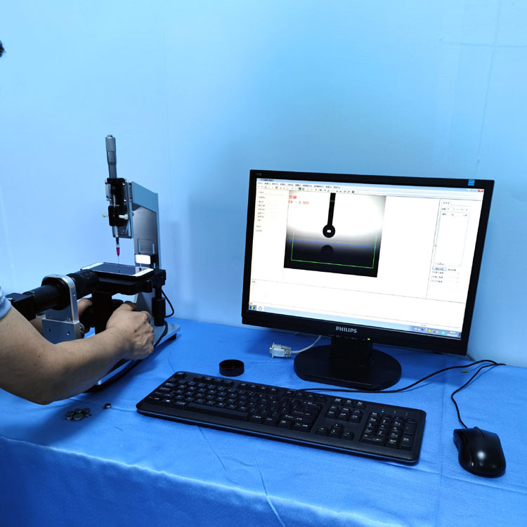 手机盖板钢化玻璃保护片接触角测定仪涂膜电镀精密亲水滴角测试仪