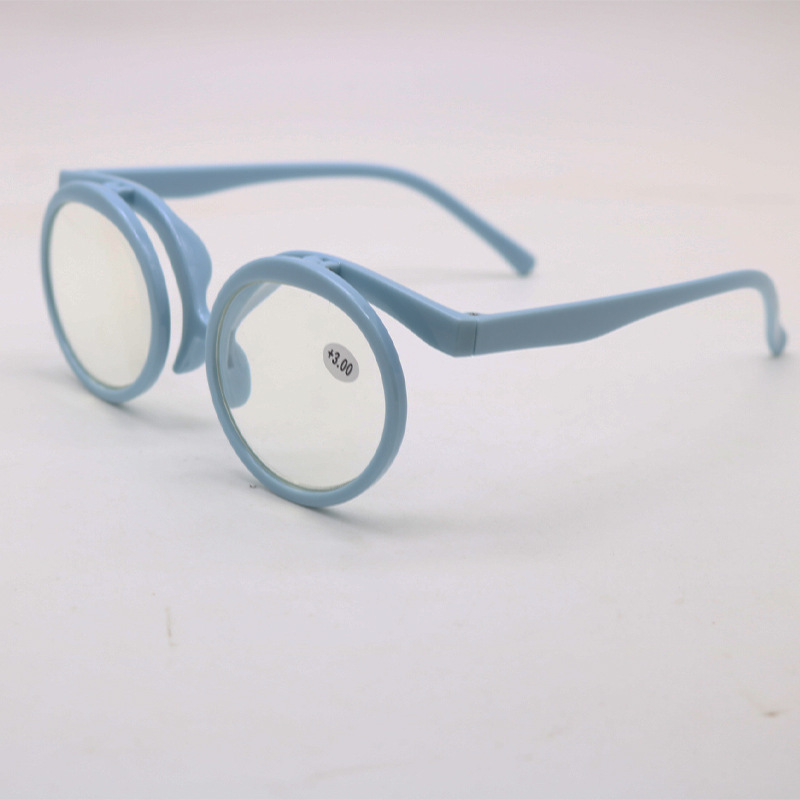 Double piece flip up + light blue