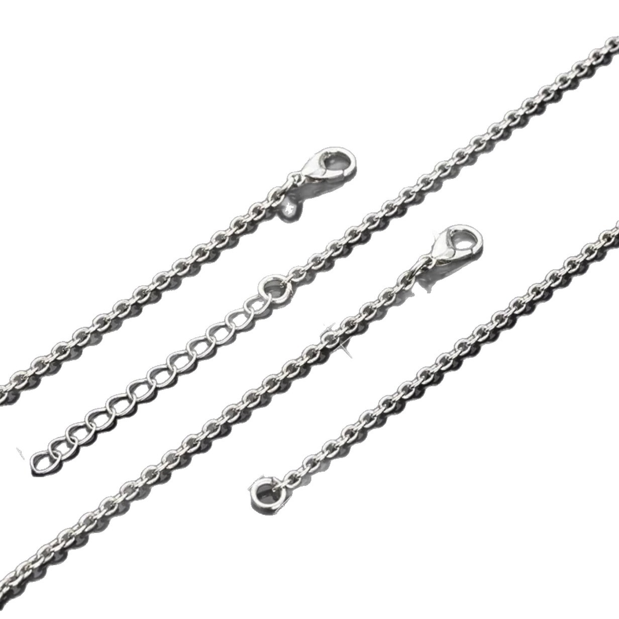 Acero inoxidable 04 O plano accesorios de cadena accesorios de cadena collar DIY pulsera de moda accesorios de cadena image 5