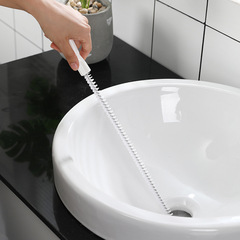 Japanese pipe dredge to sewer hair cleaner wash basin water tool tea pipe cleaning brush