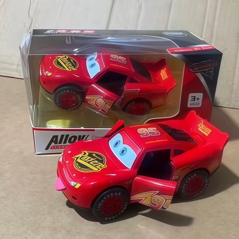Cross-Border Cars Alloy Car Toy Third Generation Lightning Mcqueen Model with Lights and Music Pull-Back Children's Toy Cross-Border Cars Alloy Car Toy Third Generation Lightning Mcqueen Model with Lights and Music Pull-Back Children's Toy