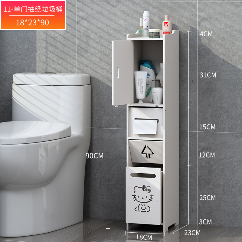 トイレの棚が床に落ちて穴を開けないでください。|undefined