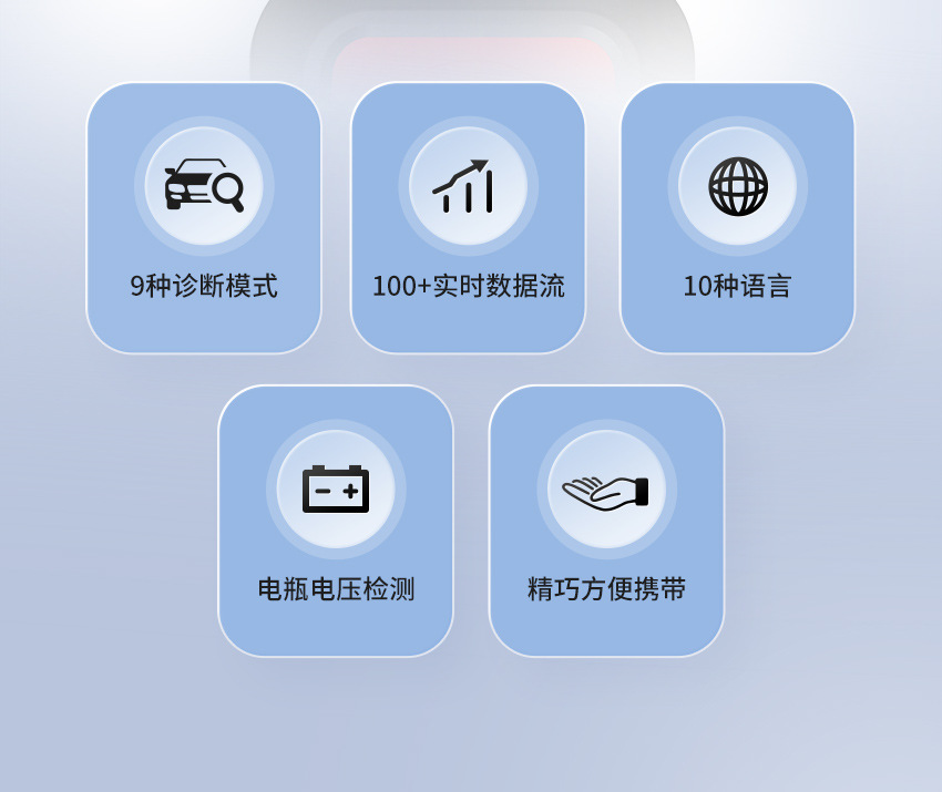 V105 Obd Car Diagnostic Tool Fault Diagnosis Scanner Diagnostic Computer Obd2 Car Code Reader