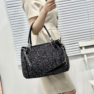 New Lady Bag with Diamonds, Fashionable Chain Bag, Shoulder Crossbody Bag, Versatile and Exquisite Handbag, Rhinestone Tote Bag