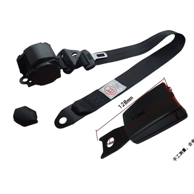 Car seat belt Emergency Locking Three-Point Seat Belt - plastic-coated-k3-retractorha-base
