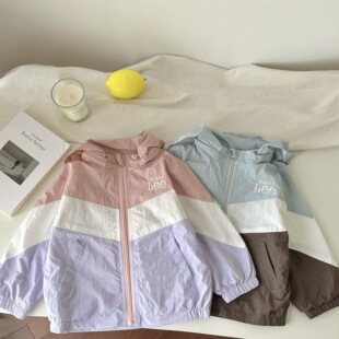 Children's Sun Protection Clothing 2025 Spring and Summer Kidsren's Japanese Style Casual Windproof Clothing Kidsren's Summer Outdoor Sun Protection Clothing Jacket