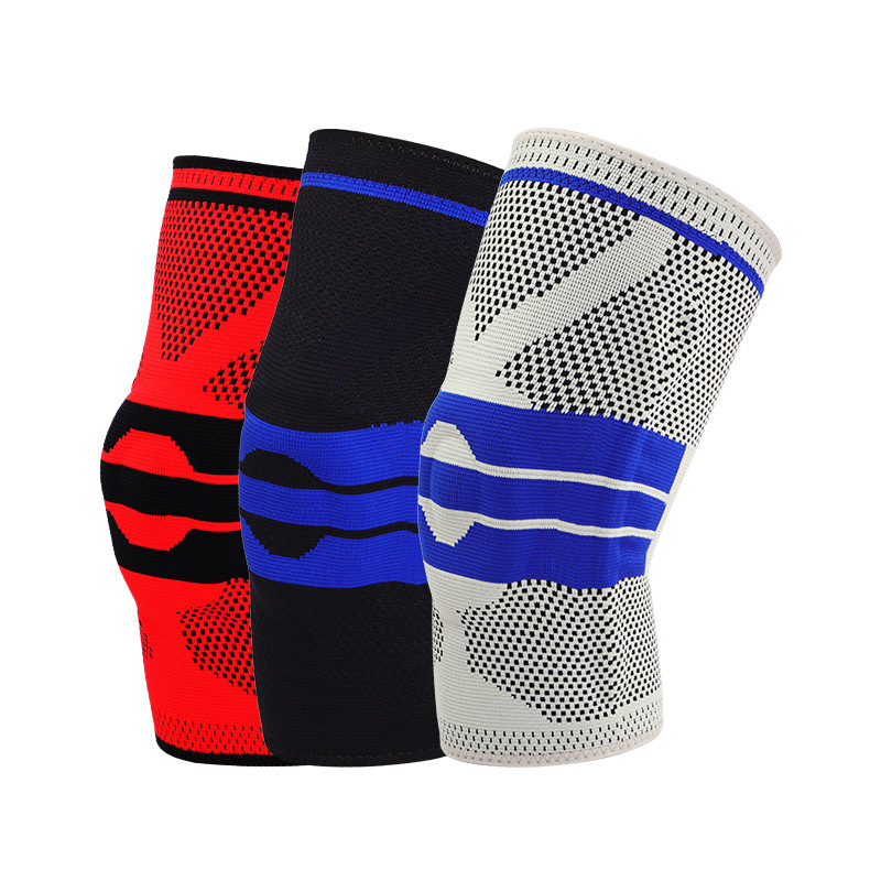 Deportes rótula baloncesto silicona soporte de primavera rótula al aire libre montar montañismo menisco presión rótula los hombres al por mayor