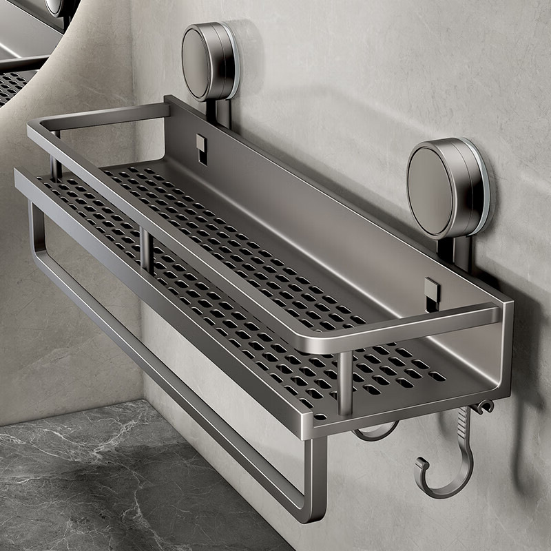 Suction Cup Storage Rack Bathroom Toilet Punch-Free Washbasin Wall-Mounted Wall-Mounted Toilet Toilet Storage Rack