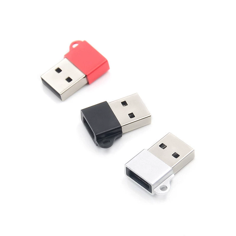 Тип-C женский к USB 2.0 адаптер OTG шнур питания для клавиатуры мыши автомобильный кабель передачи данных конвертер TPC