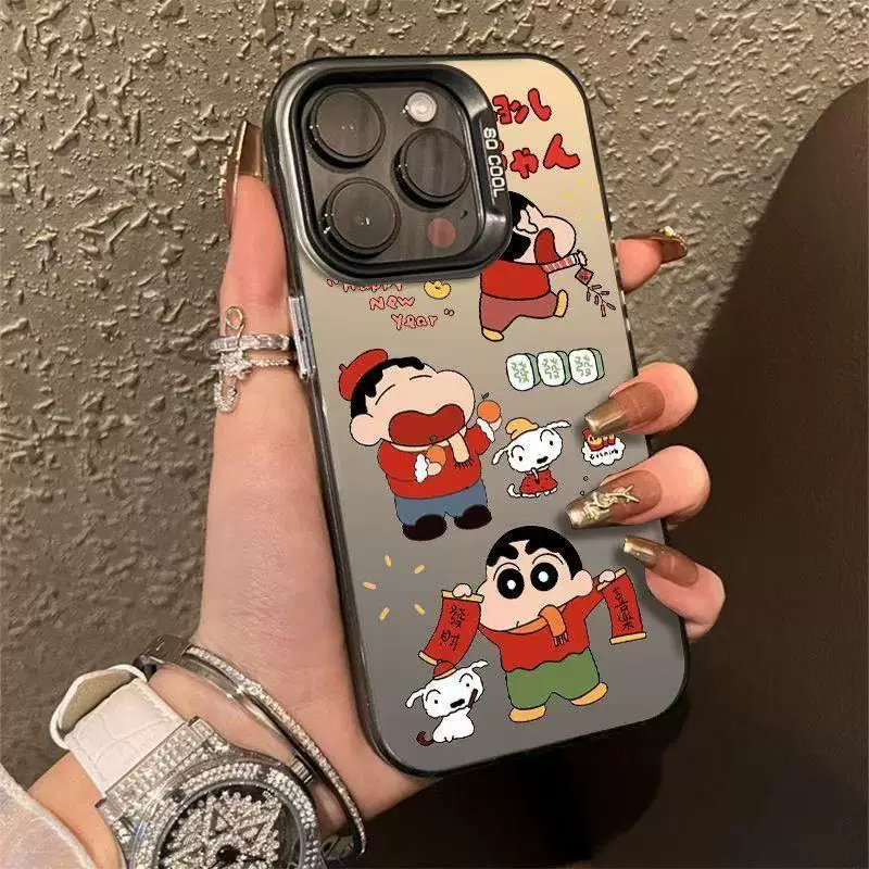 Мультяшный совместимый чехол для iPhone, стильный/милый, Pro, 16/15 Pro Max/14, защита от падений, 12/
