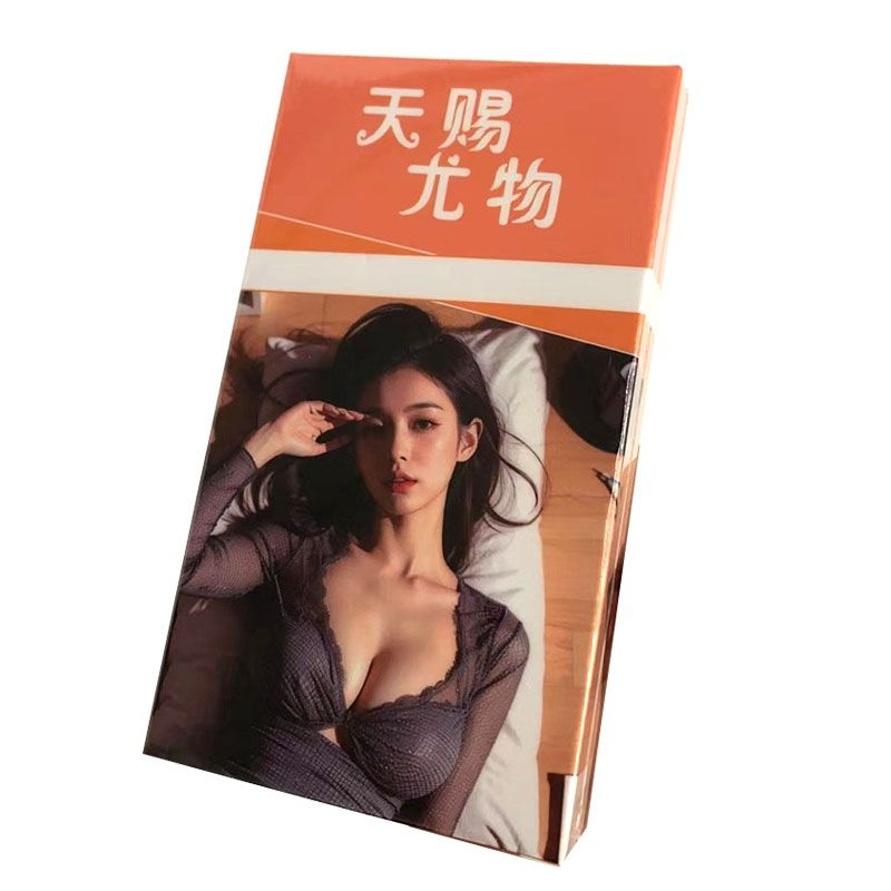 Little Frog Goddess Story 5 yuanes Pack 8 pop-up Tarjeta de cara roja pretty Girl Card anime juego periférico caja ciega