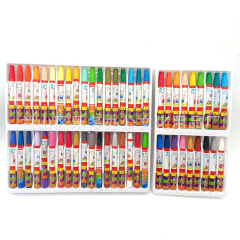 Water-washable 24-color hexagonal oil pastel children's art drawing studio training painting stick wholesale 