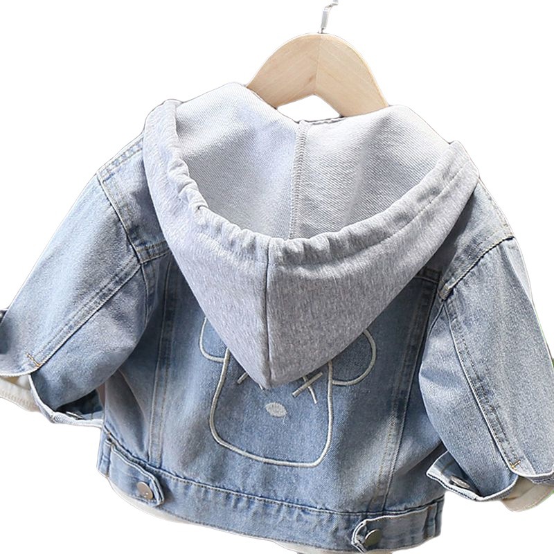 Boys' Denim Jacket Spring and Autumn 2023 Western Style Spring Clothing Korean Style Baby Children's Top Handsome Boy Baby Children's Clothing Jacket