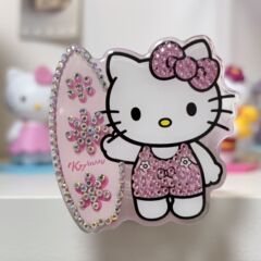 粉色点钻冲浪板kitty猫支架适用magsafe磁吸手机壳桌面懒人神器