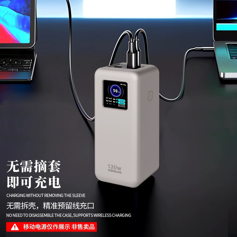 Защистательный силиконовый чехол для корпуса питания UGREEN Energy Pai 20000mAh 130W с защитной крышкой и зарядкой