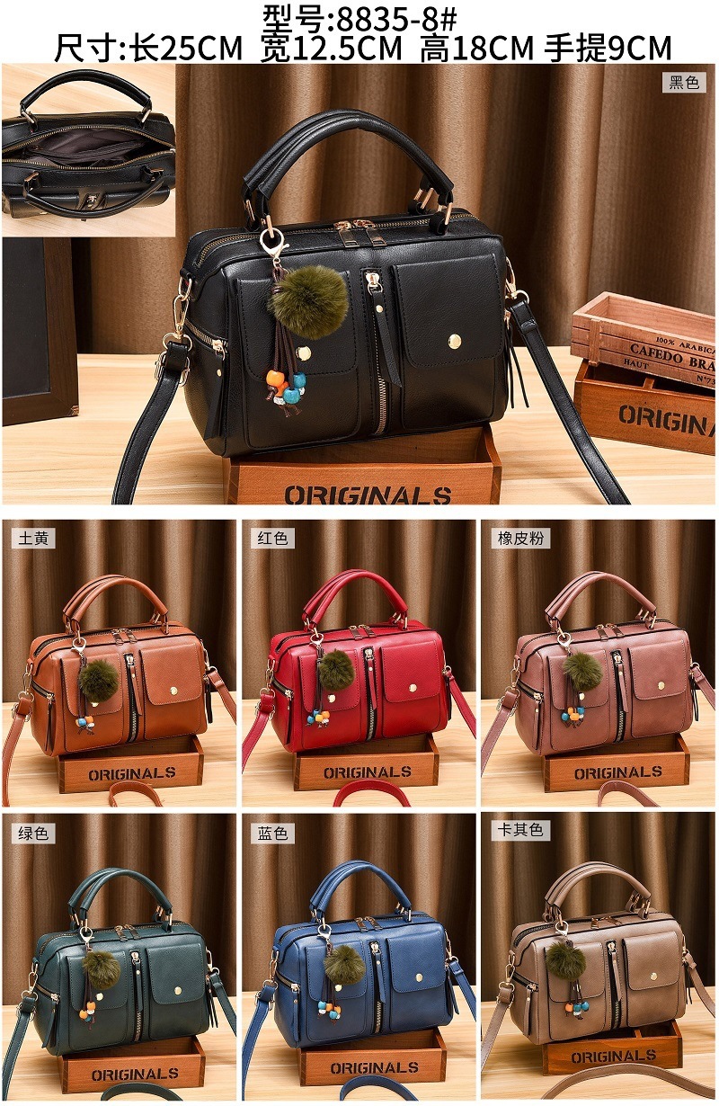 Women's Handbags 2024 New Fashion Shoulder Bag European and American Trendy PU Leather Pillow Bag Crossbody Bag Dropshipping - Thumbnail 3
