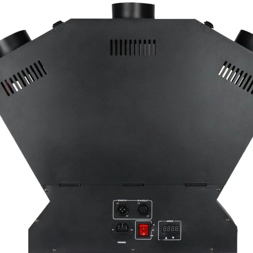 Máquina de Llamas para Escenario con Tres Llamas Reales, Control Remoto de Cuatro o Seis Lados, Máquina de Columnas de Fuego DMX512 para Ambiente de Bar y Discoteca.