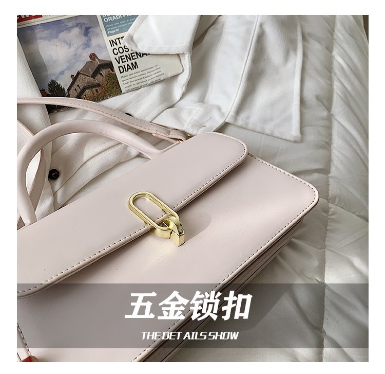 Fashion Solid Color Shoulder Messenger Portable Bag Wholesale display picture 12