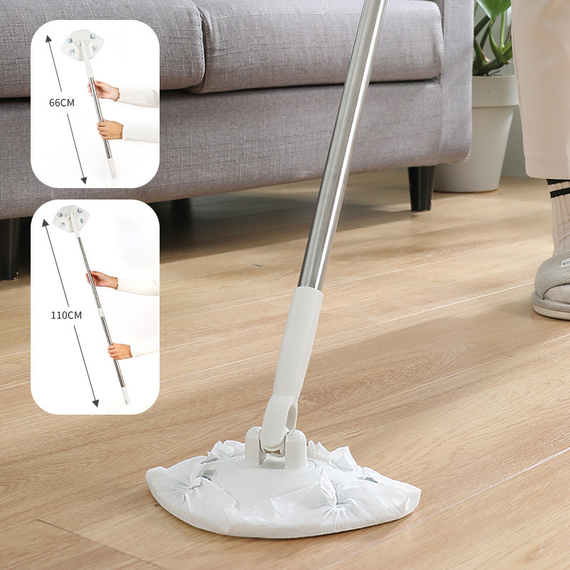 Face Towel Mop Lazy Household Disposable Wet Wipes Electrostatic Dust Removal Cleaning Mopping No-Wash Flat Mop Wholesale