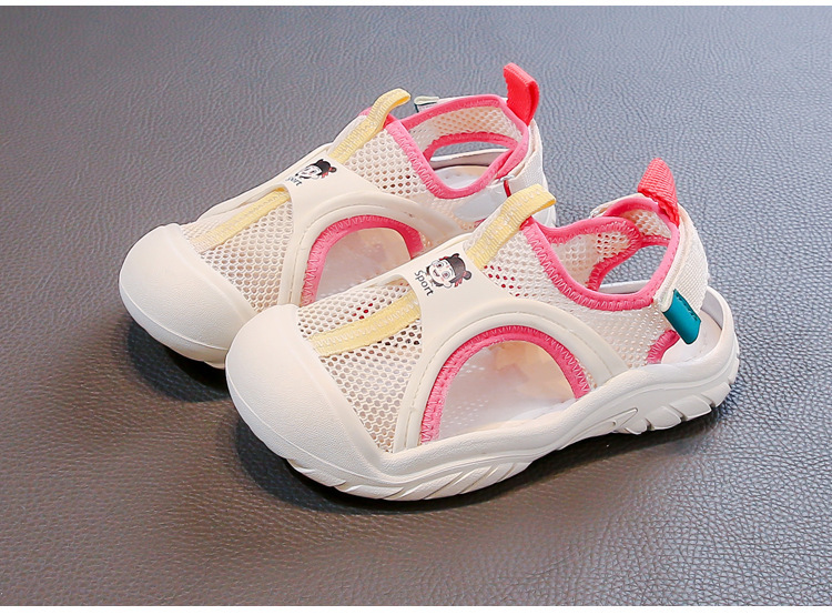 Breathable Mesh Sandals For Kids Summer Comfortable Soft Sole Shoes_voghion.com