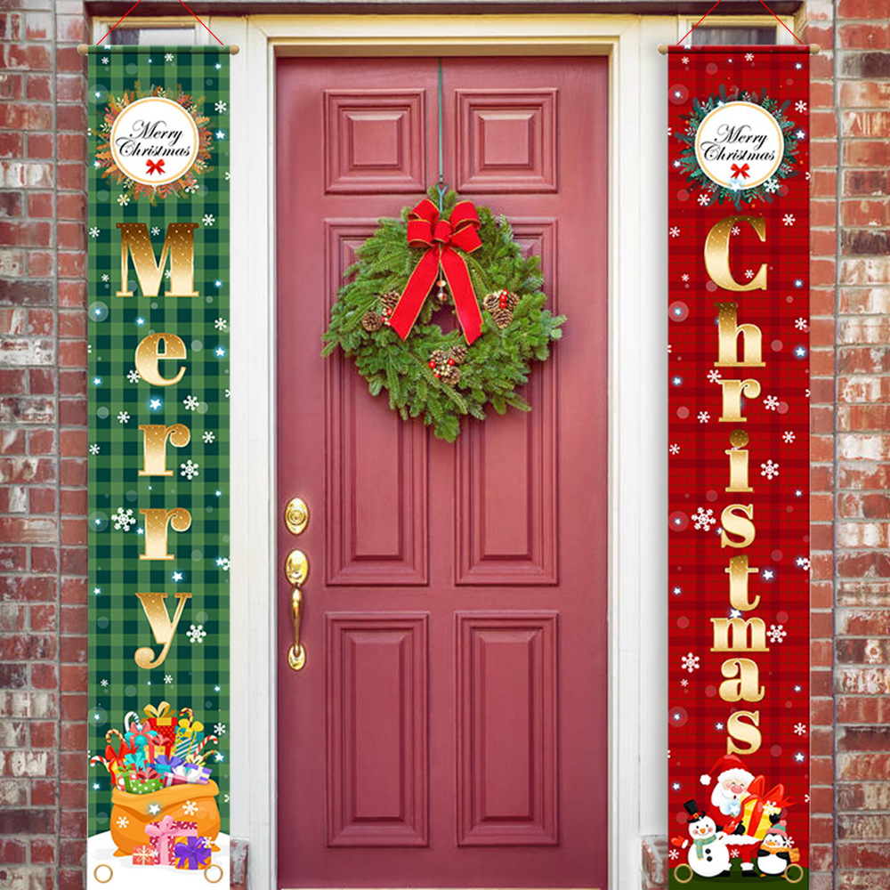 Weihnachten Neue Weihnachten couplet hängen dekorationen partei liefert stoff Weihnachten dekoration couplet szene layout Weihnachten vorhang_voghion.com