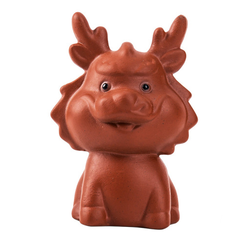 Zisha Twelve Zodiac Fingertip Tea Pet Ornament Creative Mini Decor for Tea Table Accessories