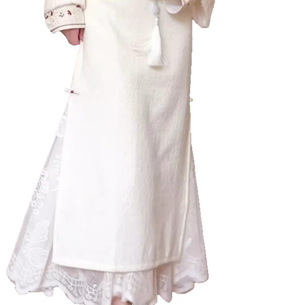 [Cheongsam petticoat] Factory direct sales imitation lace bottom…