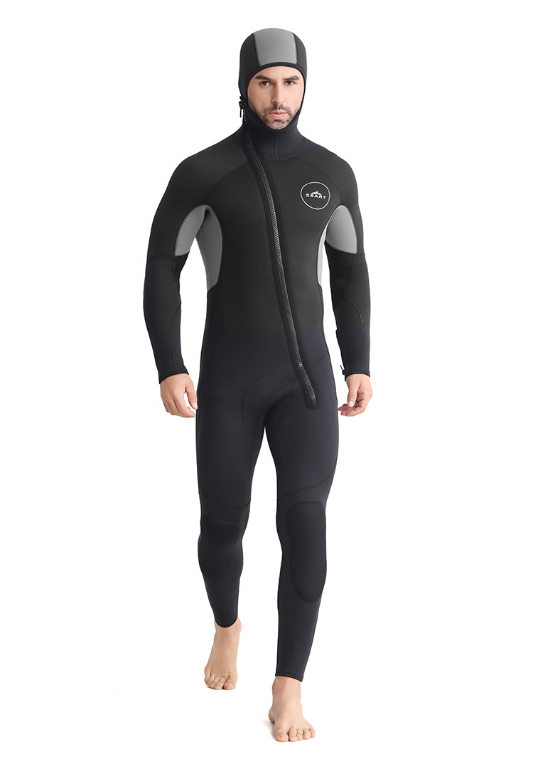 Männer 5mm Neopren Neopren anzüge Ganzkörper-Tauchanzug Schnorcheln Surfen Schwimmen Langarm halten warmes Wasser Neopren anzüge – Detail 9
