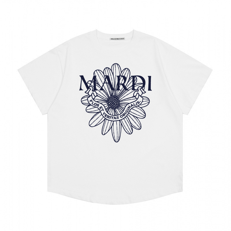 【カウンター品質】韓国マルディトレンドブランド半袖Tシャツリトルデイジードーマンプリントラウンドネックピュアコットンクロスボーダー|undefined