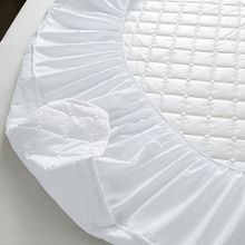 防水隔尿床笠单件酒店宾馆床垫白色保护套席梦思床套夹棉全包床罩